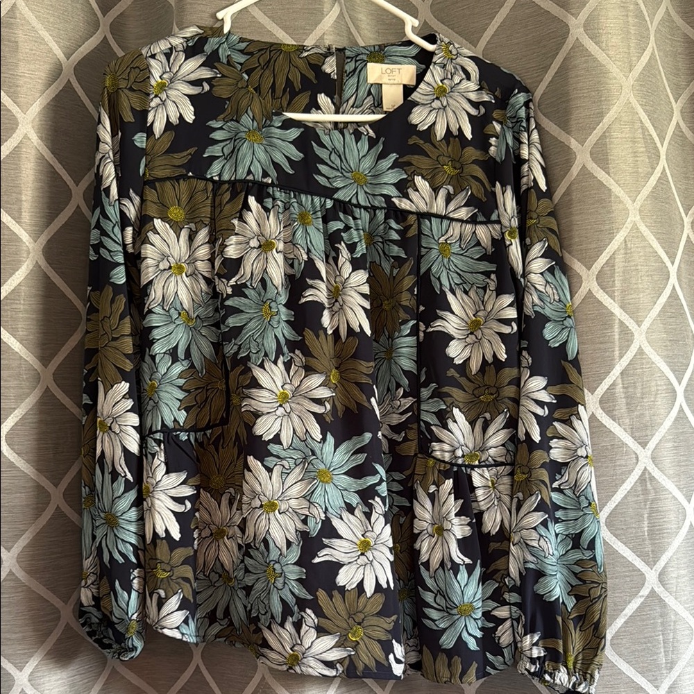Floral Long Sleeve Top loft
